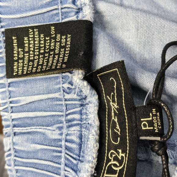 DG2 DIANE GILMAN SOFTCELL DENIM SIZE PL - Picture 6 of 11